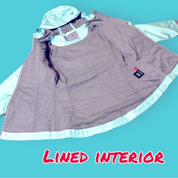 🎉HOST PICK 🎉NWT HAWKE & Co Girls Rain Jacket/Windbreaker in Teal. Girls 7/8 - Picture 3 of 15